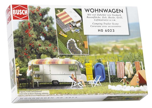 Caravan with accessories - caravan,